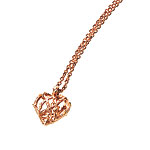 18kt rose gold charm, Karen Karch.
