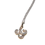 18kt white gold and diamonds charm, Niwaka.