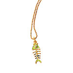14kt gold enamel and diamond charm, Roseark.