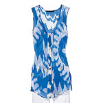 Printed silk top, Jenni Kayne.