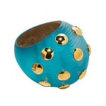 Lucite and gold-plated ring, Alexis Bittar.
