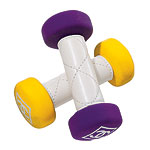 Neoprene-and-iron weights, Chanel.