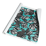 Zebra-leaf wallpaper, Anthropologie.