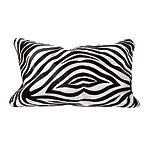 Printed cowhide and napa leather pillow, Williams Sonoma.