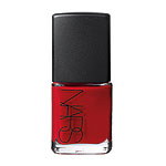 Nail polish in Jungle Red, Nars.