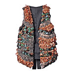 Feather vest, Elizabeth and James.