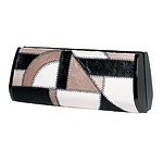 Snakeskin-and-metal clutch, Kotur.