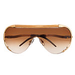 Eva sunglasses in gold, Roberto Cavalli.