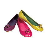 Patent leather "Bauble" ballet flats, Old Navy.