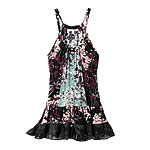 Silk Blackberry patched cami, Rebecca Taylor.
