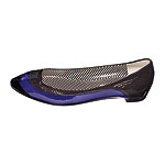 Patent leather flats, Moschino.