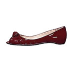 Patent leather "Turban" flats, Christian Louboutin.