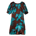 Silk satin dress, Castle Starr.