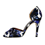 Cotton sateen "Loreli" pumps, Cynthia Vincent.