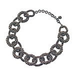 Neklace of metal, R.J. Graziano.