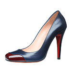 "Lady Grant" in napa and patent leather, Christian Louboutin.
