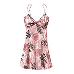 Silk-cotton "Knot" chemise, Buxom Inc..