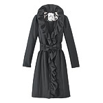 Wool and silk coat