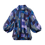 Silk blouse, A/X Armani Exchange.
