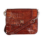 Croc-embossed patent leather bag, Kate Spade.