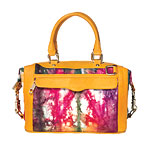 Canvas bag with leather trim, Rebecca Minkoff.