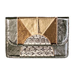Snakeskin clutch, Romanek Los Angeles.