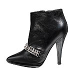 Leather booties, Sigerson Morrison.