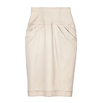 Wool and lycra skirt, Verrieres & Sako.