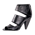 Patent leather Rashed shoes, Aldo.
