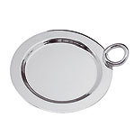 Vertigo silver-plate coaster, Christofle.