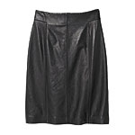 Leather pencil skirt, Ann Taylor Loft.