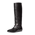 Napa leather "Heather" boots with gunmetal hardware, Botkier.