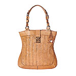 Handwoven Italian leather "Selene" bag, Lust 4 Luxe at Supplements NY.