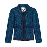 Wool boucle jacket, Rebecca Taylor.