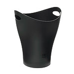 Repurposed scrap polypropylene Garbino trash can, Karim Rashid for Umbra.