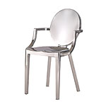 Eighty percent recylced aluminum Emeco Kong armchair, Philippe Starck.