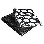 Made of 100 percent recycled mini binders (7" x 9") in Stitched or Black and White, Russell + Hazel.