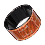 Palladium plate bangle, Herm.