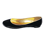 Patent leather flats, J. Crew.