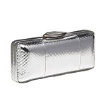 Snakeskin clutch, Lulu Guinness.