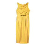 Silk, wool, and twill dress, Vera Wang Lavender Label.