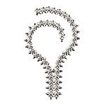 Sterling-silver Superstud drop collar necklace, Stephen Webster.