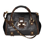 Leather convertible "Atherton" bag, Banana Republic.