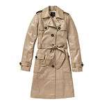 Leather trench, BR Monogram.