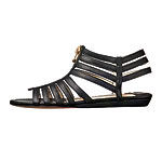 Leather and suede sandals, Jimmy Choo.