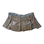 Brazilian leather clutch, Muxo.