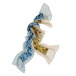 Silk scarf with sequins, Schumacher.