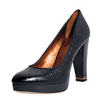 Leather platforms, Banana Republic.
