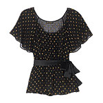 Silk and metal blouse, Guess by Marciano.