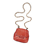 Leather Verona satchel with gold-plated hardware